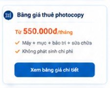 Bảng giá thuê photocopy Danh Nhân — xem chi tiết gói thuê